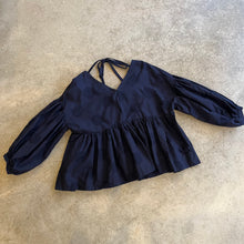 Load image into Gallery viewer, Amber Brown - Japanese Indigo Cloth Blouse | Atwin Store UK
