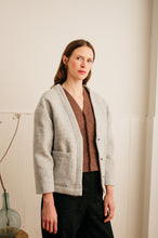 Load image into Gallery viewer, Atwin - Boxy Jacket In Grey Wool | Atwin Store UK