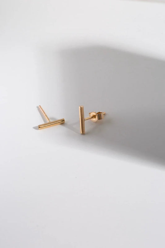 Studio Adorn - 9ct Gold Bar Studs