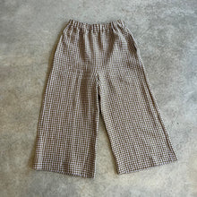 Load image into Gallery viewer, Nadinoo - Linen Check Breathe Easy Trousers
