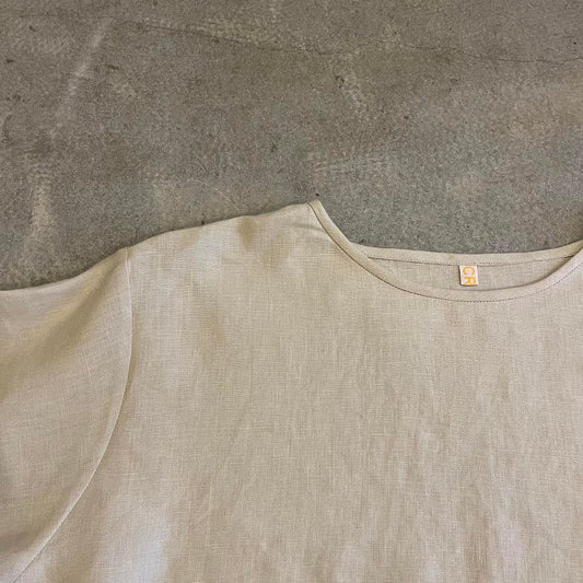Crop Clothing- Plain And Simple Top In Custard Cream