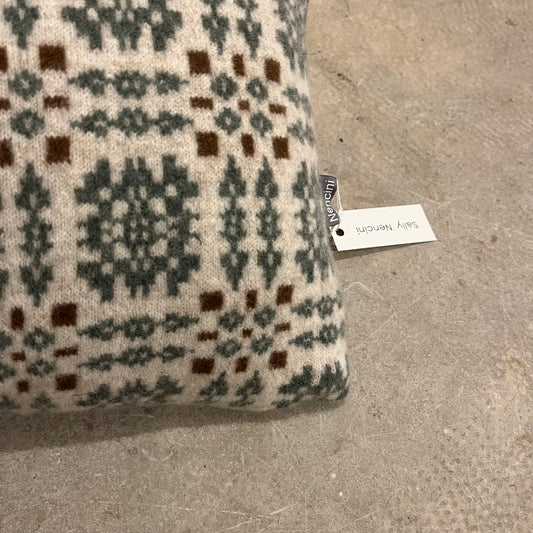Sally Nencini - Lambswool Welsh Blanket Cushion