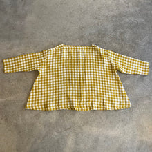 Load image into Gallery viewer, Nadinoo - Trapeze Top in Yellow Check
