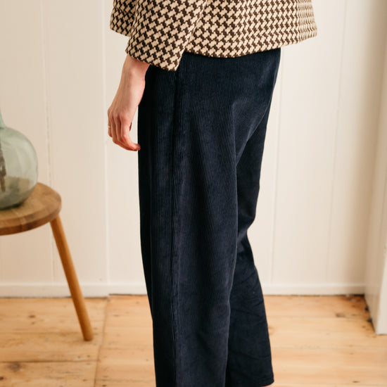 Atwin - The Daily Trouser In Navy Corduroy | Atwin Store UK