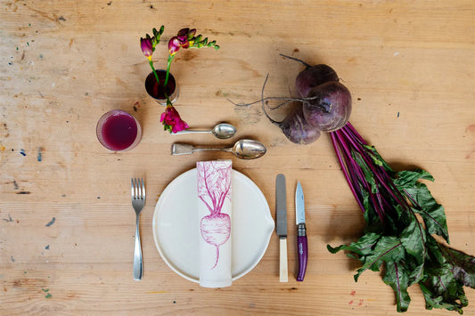 Lottie Day - Garden Vegetable 4 Piece Napkin Set