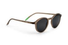 Load image into Gallery viewer, Otaaki - 100% UV Leah Walnut Frame Sunglasses
