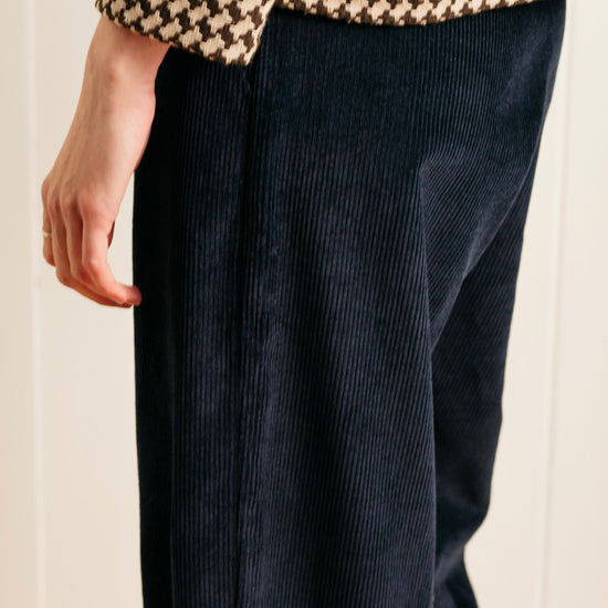 Atwin - The Daily Trouser In Navy Corduroy | Atwin Store UK