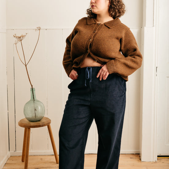 Atwin - The Daily Trouser In Navy Corduroy | Atwin Store UK