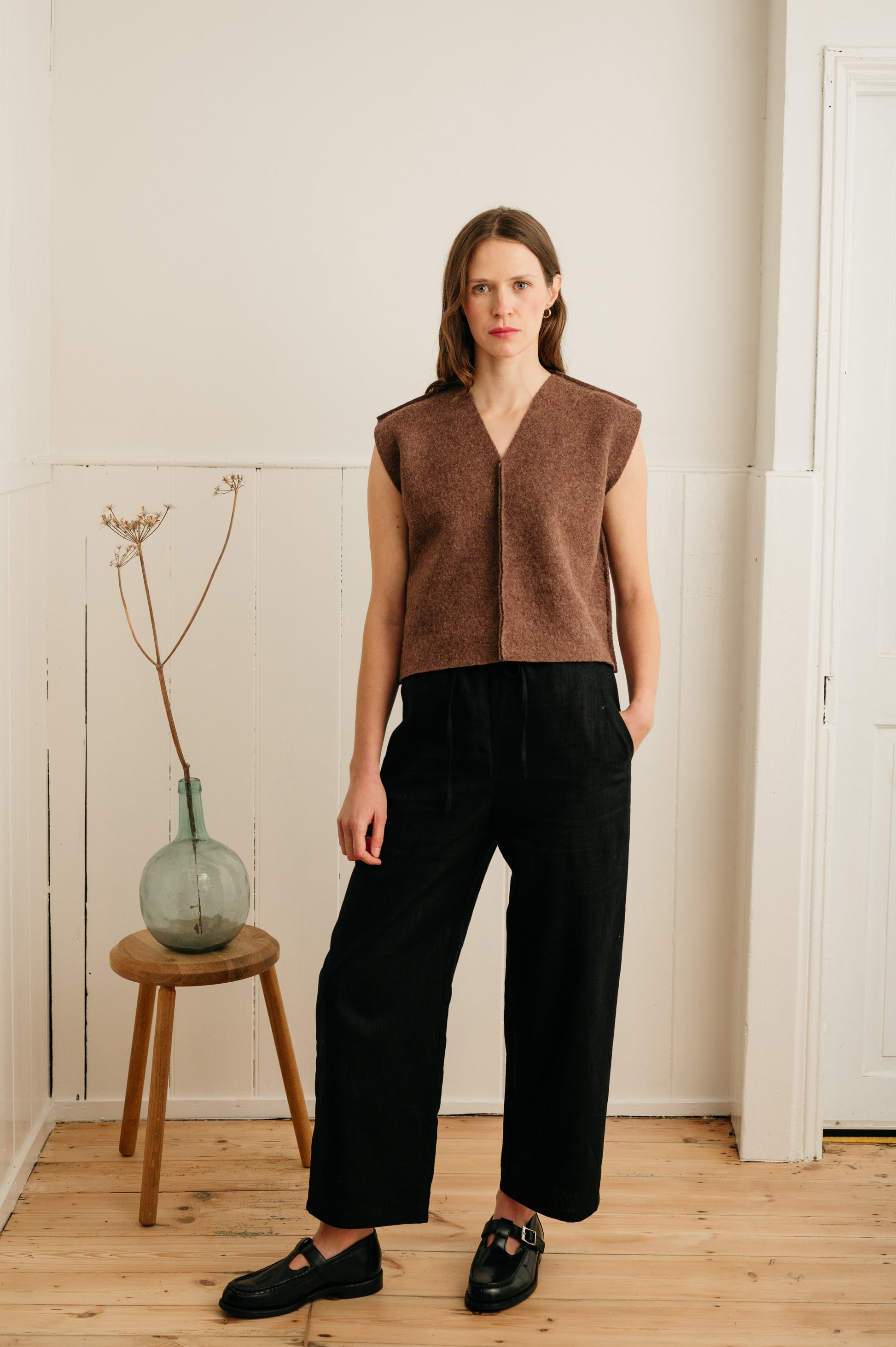Atwin - The Daily Trouser In Navy Corduroy | Atwin Store UK