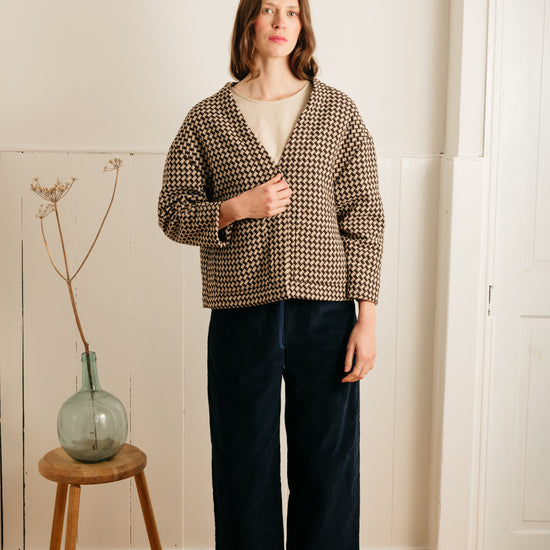 Atwin - The Daily Trouser In Navy Corduroy | Atwin Store UK