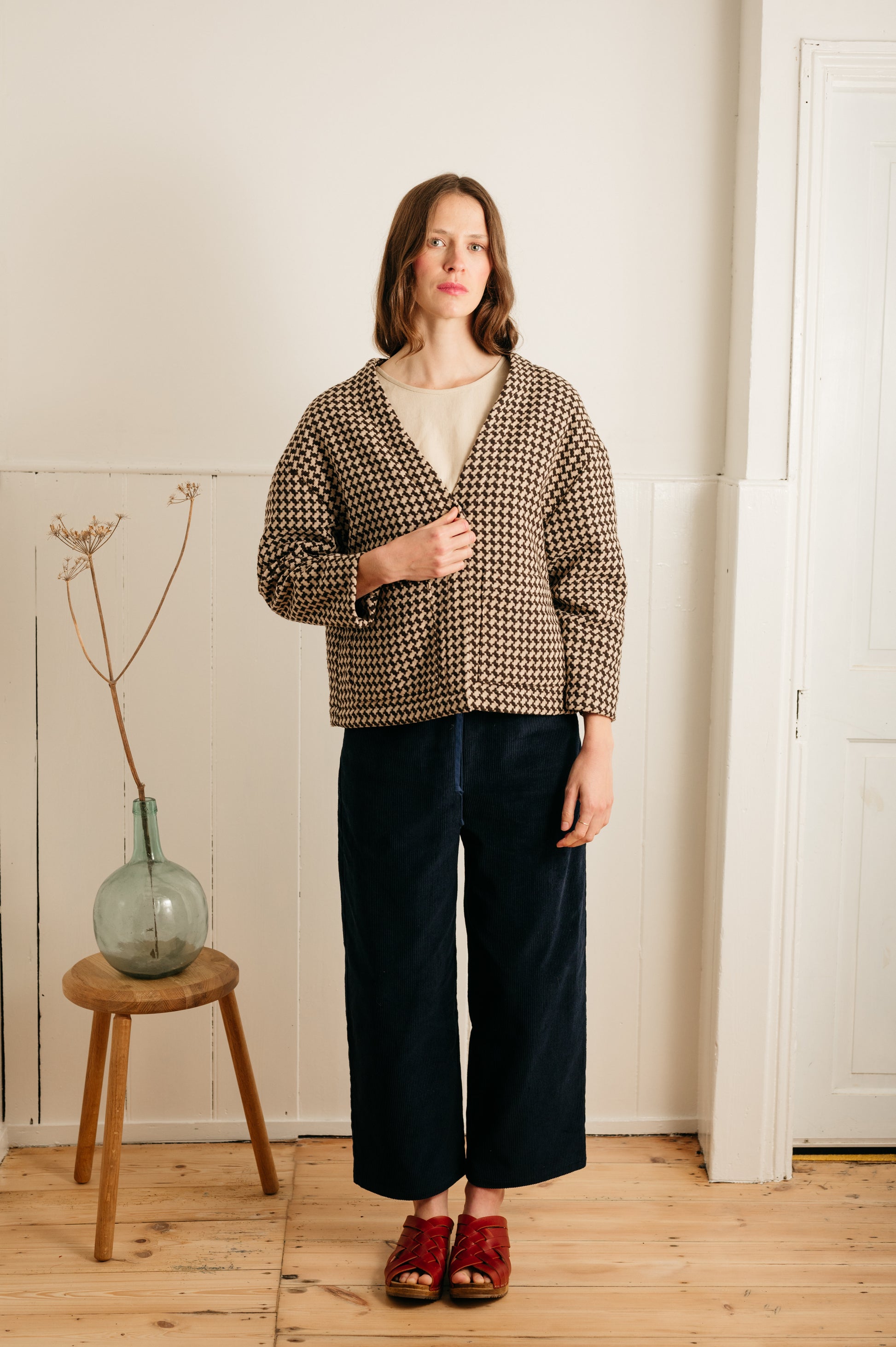 Atwin - The Daily Trouser In Navy Corduroy | Atwin Store UK