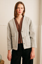Load image into Gallery viewer, Atwin - Boxy Jacket In Grey Wool | Atwin Store UK
