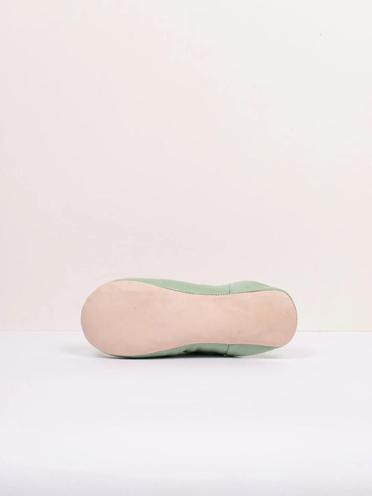 Bohemia Design - Babouche Slippers In Sage Green