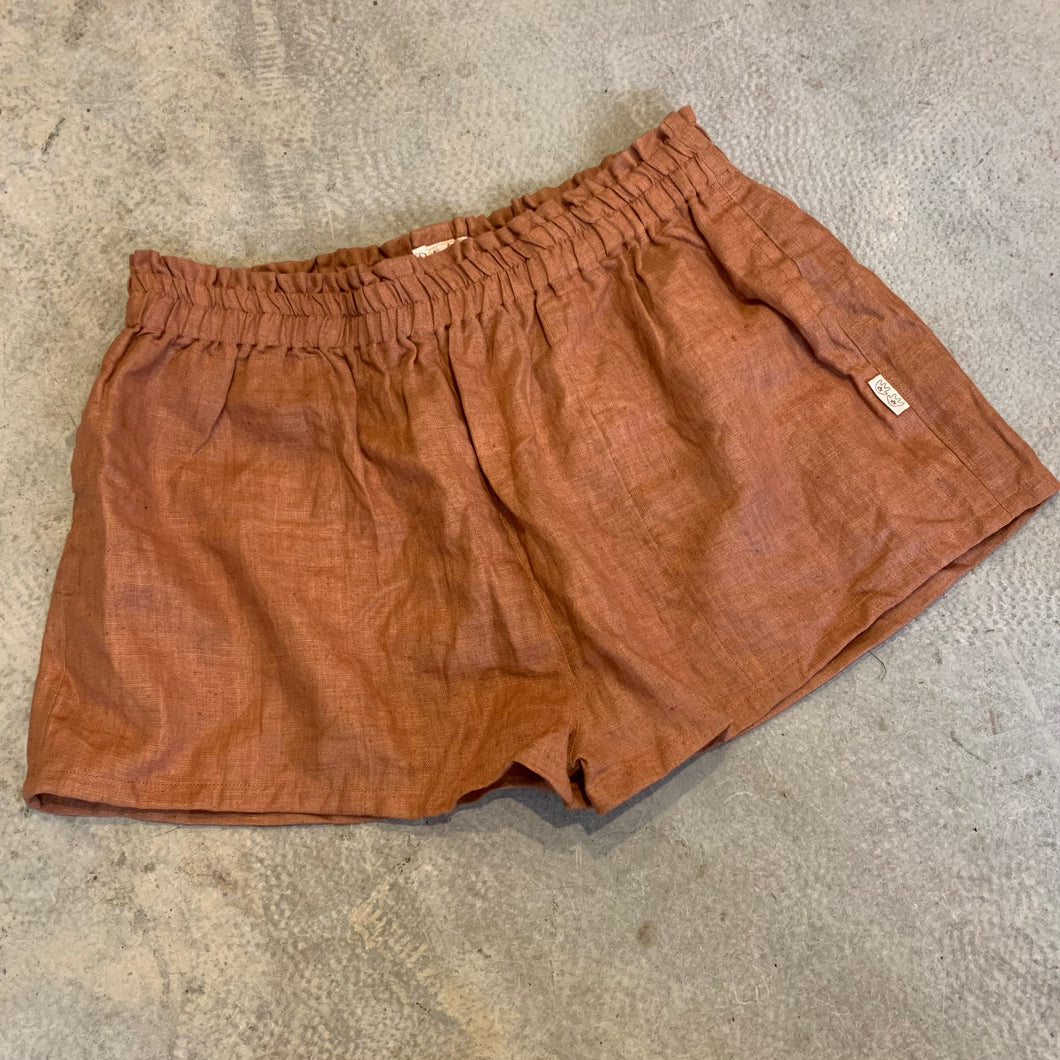 Baana Naturals - Shorts In Copper Linen