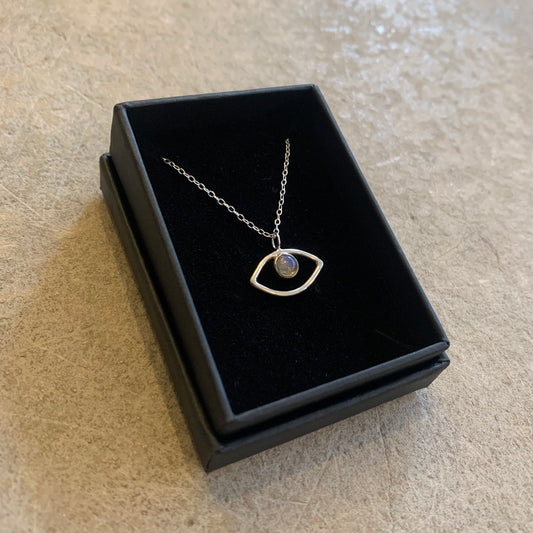 Smith & Strange - Labradorite Eye Silver Necklace