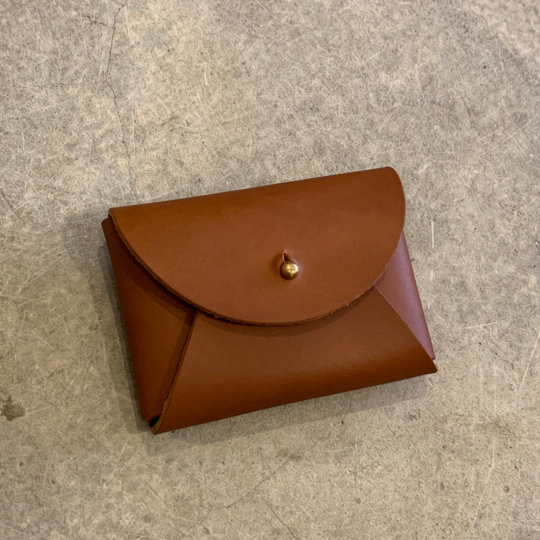 Willow Leather - Leather Card Purse in Tan
