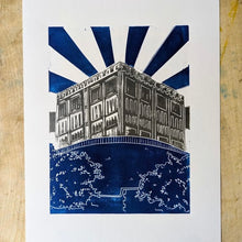 Load image into Gallery viewer, Bosanko Prints - Norwich Castle Lino Print