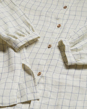 Load image into Gallery viewer, Kaely Russell Studio - Gather Shirt In Blue Check
