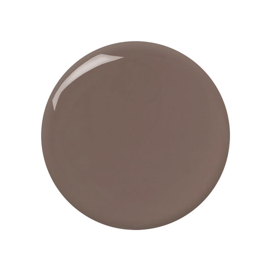 Round brown object on a white background