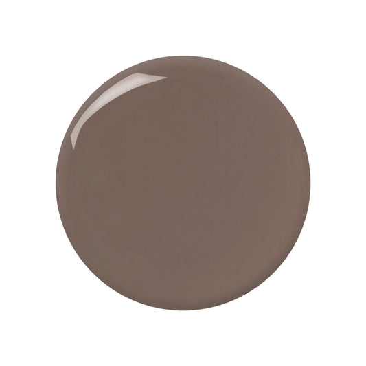 Round brown object on a white background