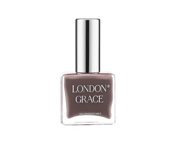 Nail polish bottle with 'London Grace' branding on a white background