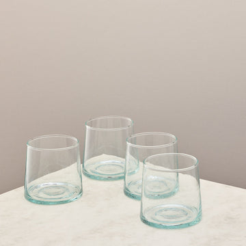 The Atlas Works - The Low Glass Tumbler Set Of Four