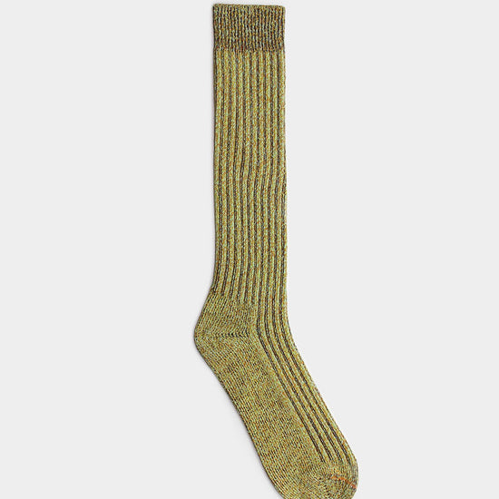 Green Socks on a white background