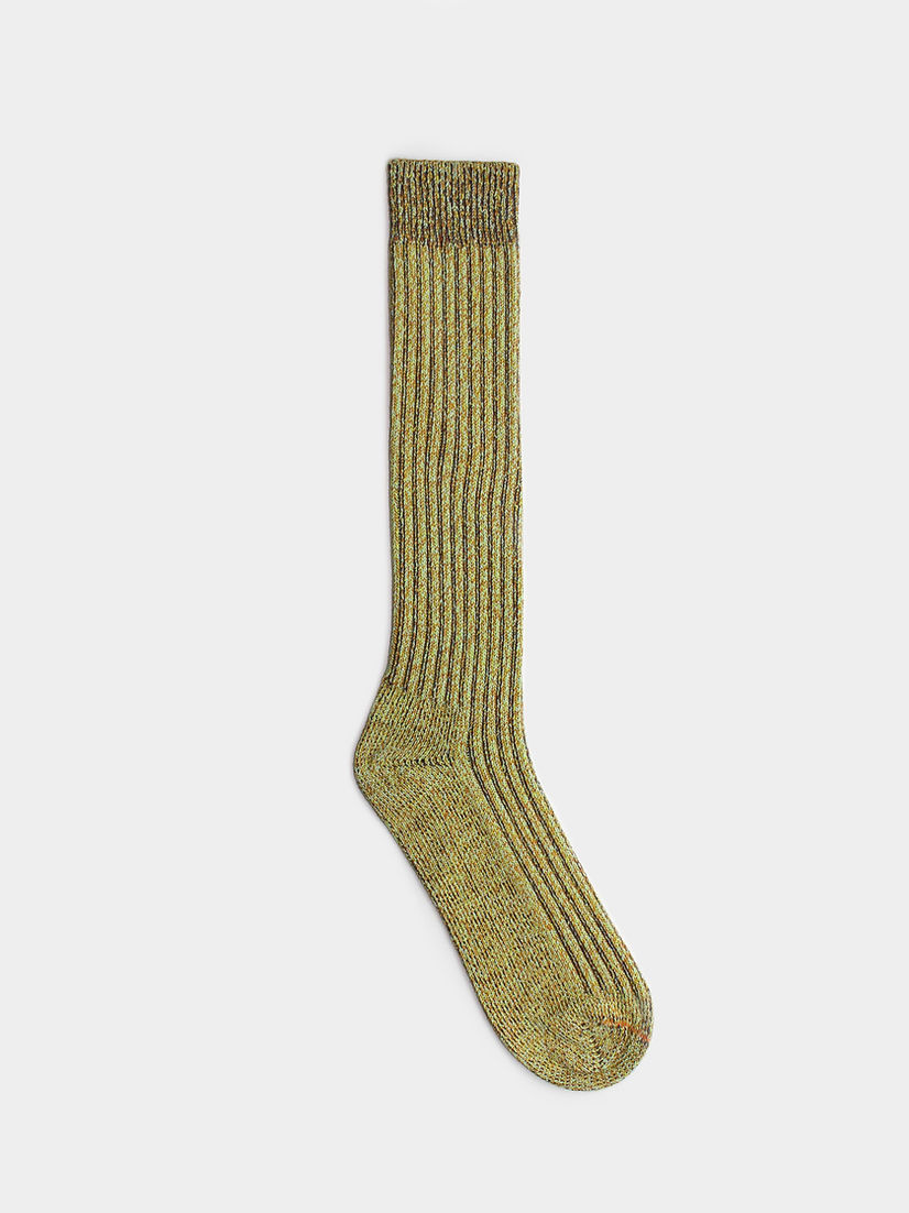 Green Socks on a white background