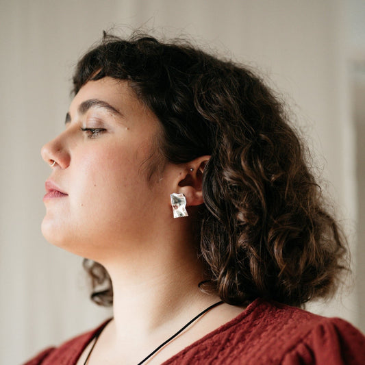 Studio Adorn - Crinkle Stud Earrings
