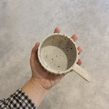 Load image into Gallery viewer, Ceramics By Alex - Flatwhite Mug In White Speckle
