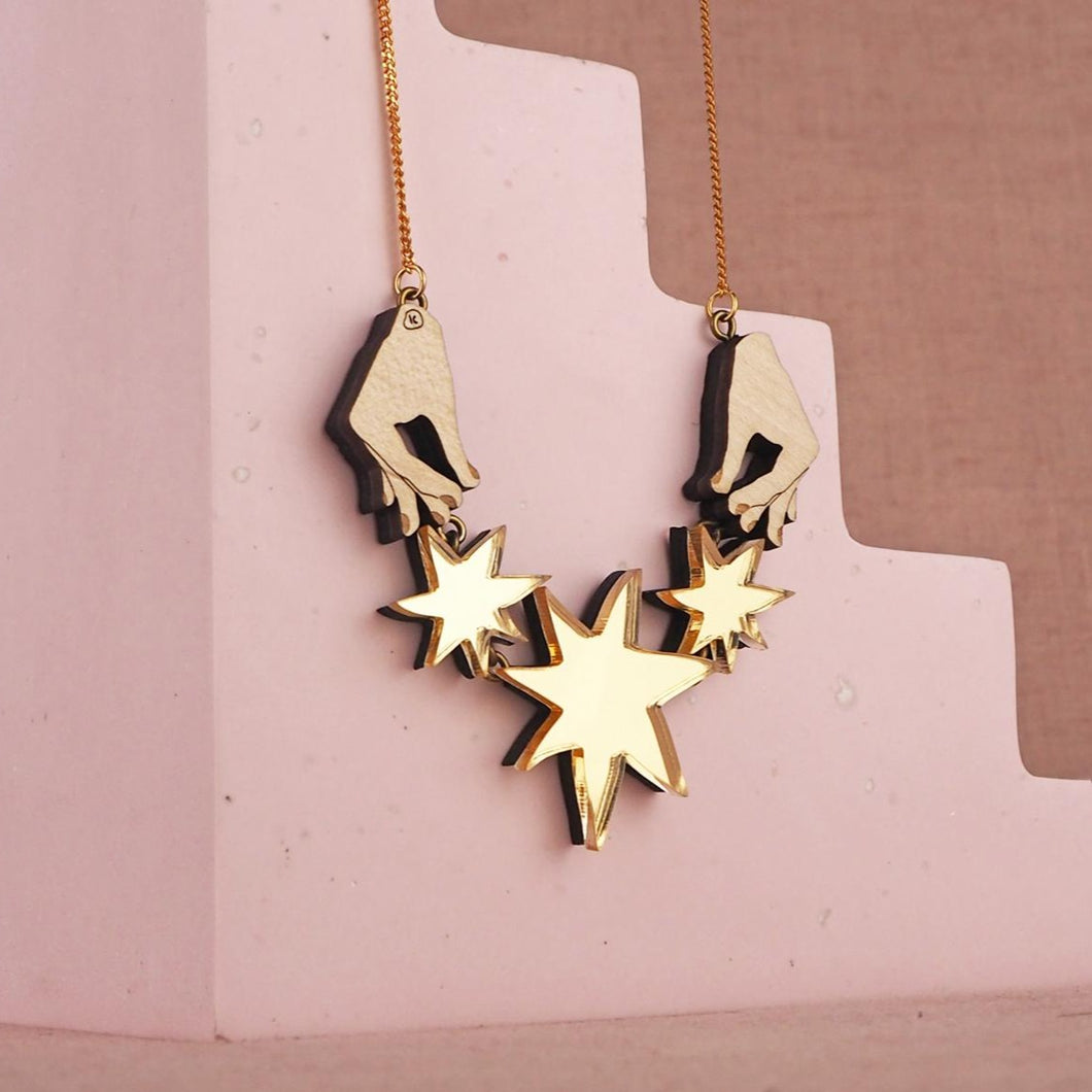 Lou Clarke - Mini Tripple Star Necklace