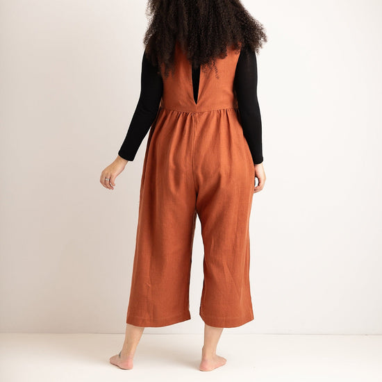 BD Clothing - Ada Jumpsuit In Burnt Orange | Atwin Store Norwich