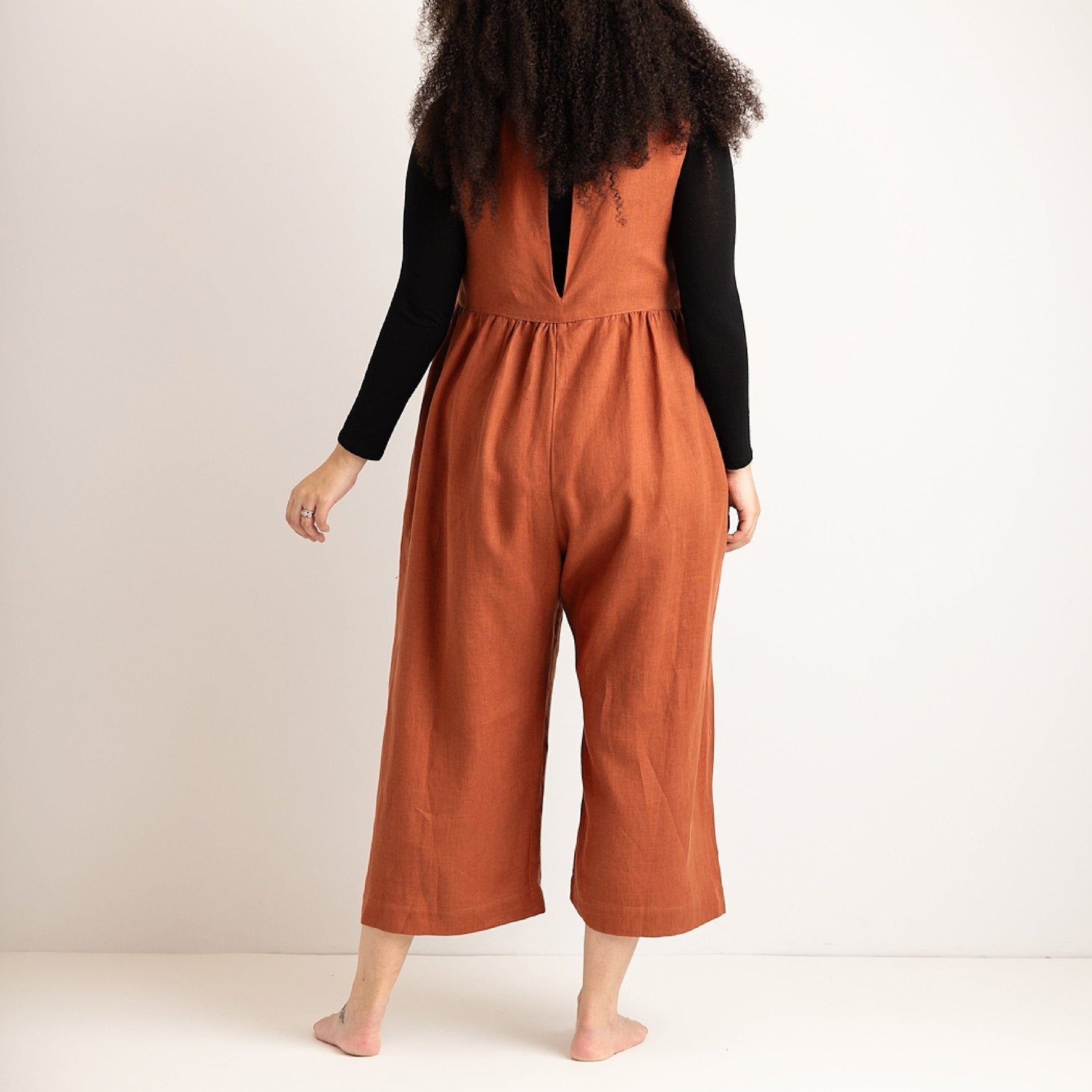 BD Clothing - Ada Jumpsuit In Burnt Orange | Atwin Store Norwich