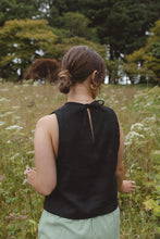 Load image into Gallery viewer, Kaely Russell Studio - Tie Vest In Black
