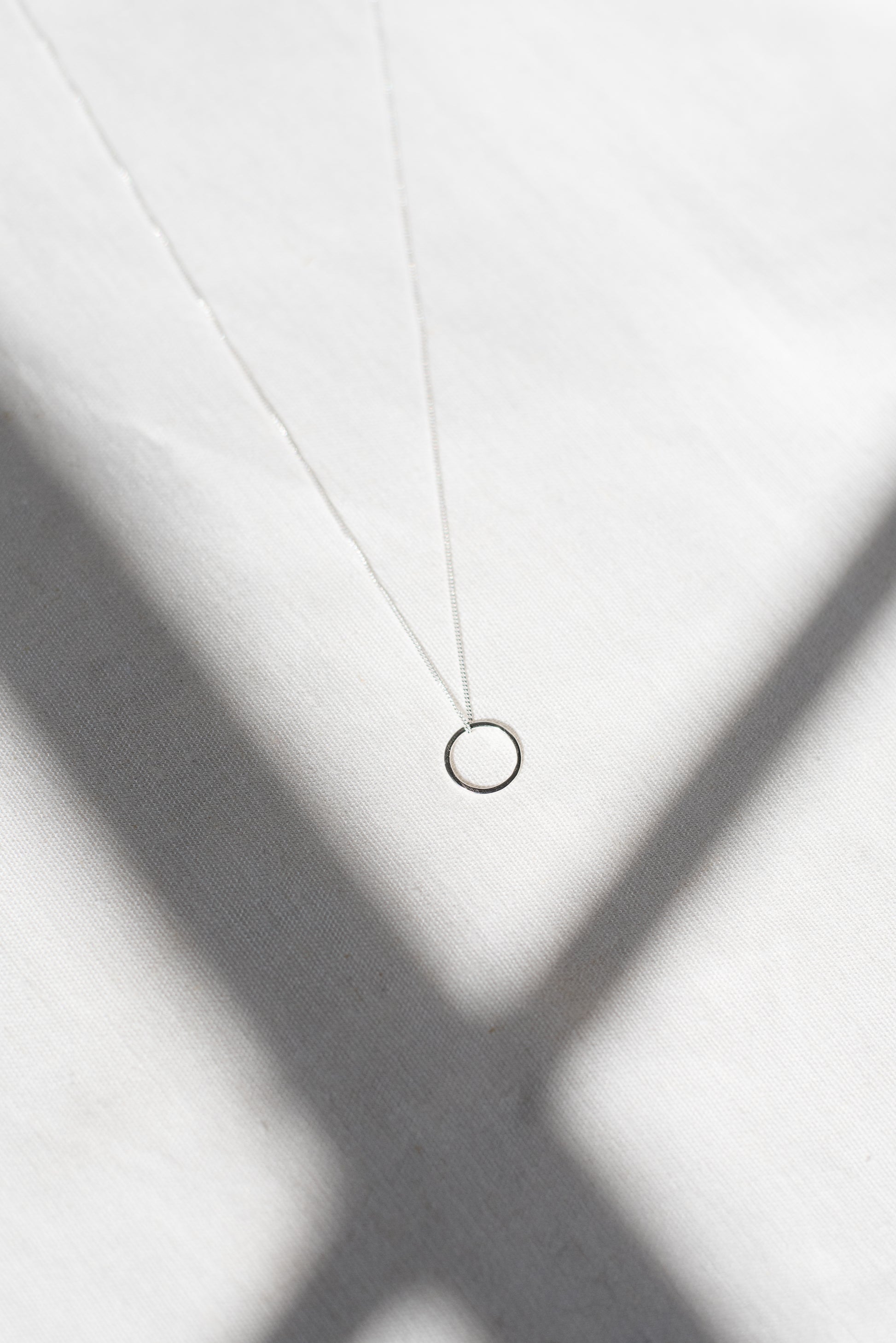 sterling silver necklace on chain