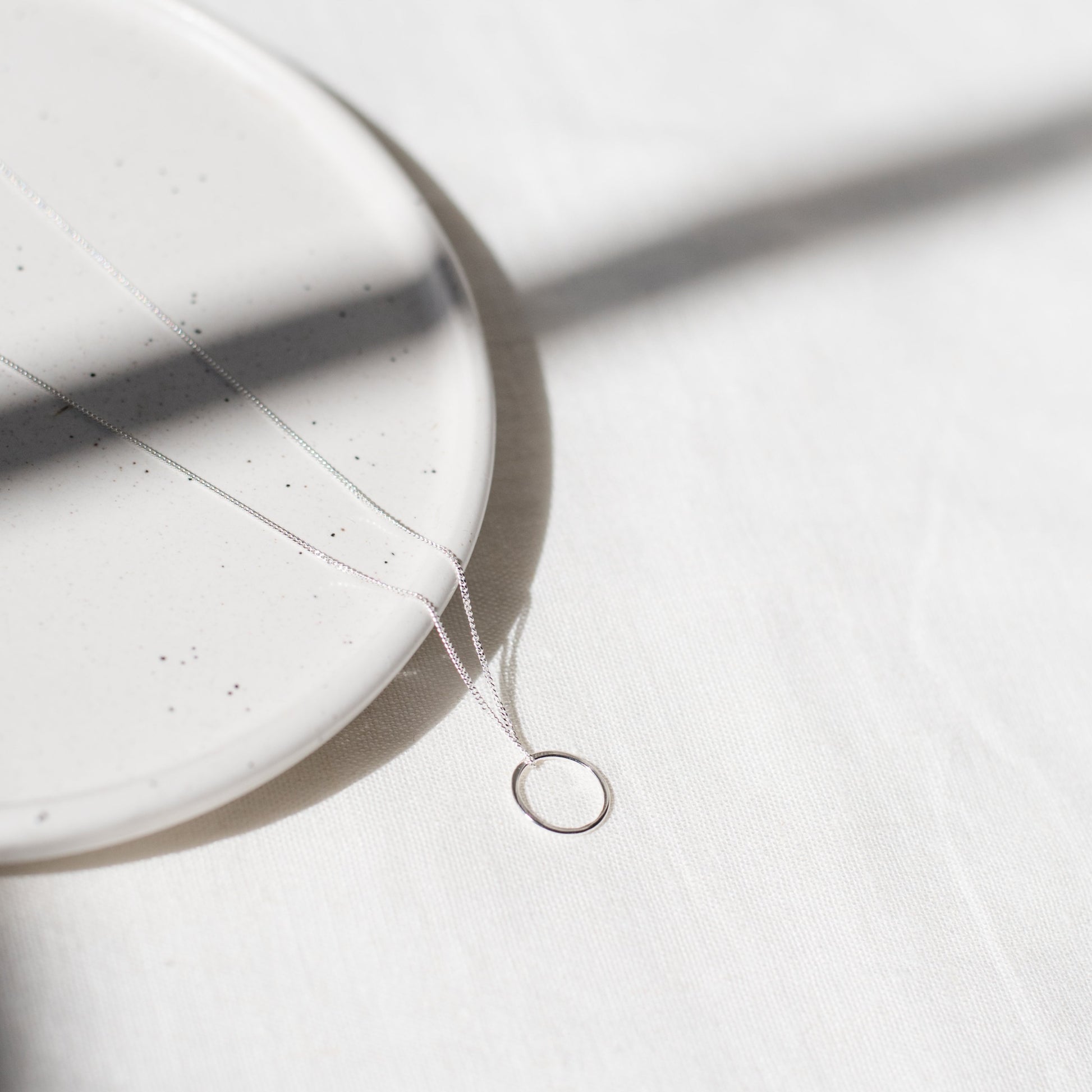 sterling silver necklace on chain