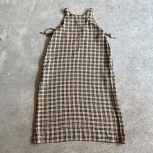 Load image into Gallery viewer, Rosana Exposito - Ribbon Tie A Line Dress In Check
