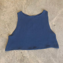 Load image into Gallery viewer, Seen Studio - The Cropped Tank In Aegean Blue
