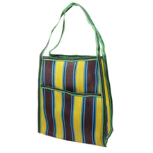 Load image into Gallery viewer, Rex London - Side Pocket Woven Recycled Plastic Tote Bag In Brown
