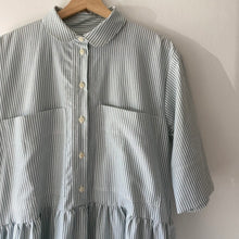 Load image into Gallery viewer, Charl Knitwear - Sailor Stripe Dress In Green
