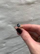 Load image into Gallery viewer, Smith &amp; Strange - Cabochon Snowflake Obsidian Silver Ring
