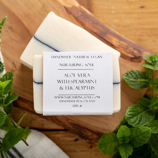 Nurturing Soul - Aloe Vera Soap With Spearmint And Eucalyptus