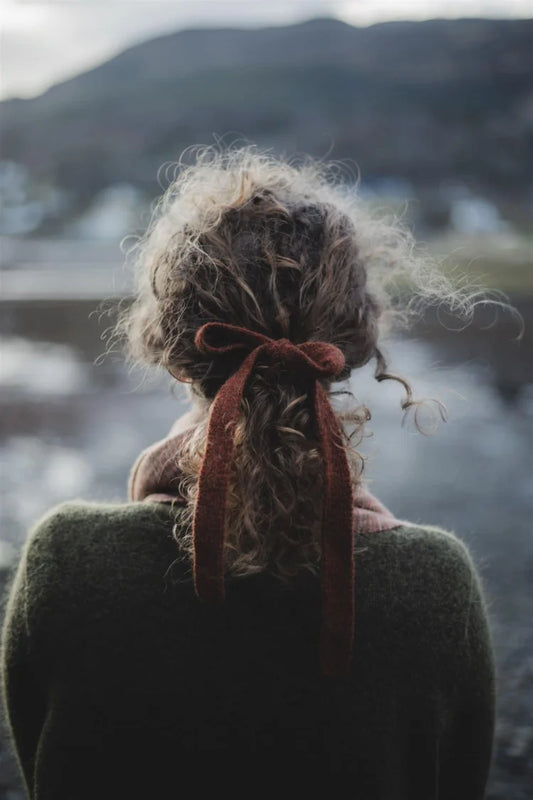 Rosana Expósito - Wool Knitted Hair Ribbon