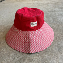 Load image into Gallery viewer, O Moon - Red Large Rim Bucket Hat
