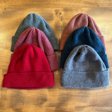 Sally Nencini - Rib Beanie Lambswool Hat