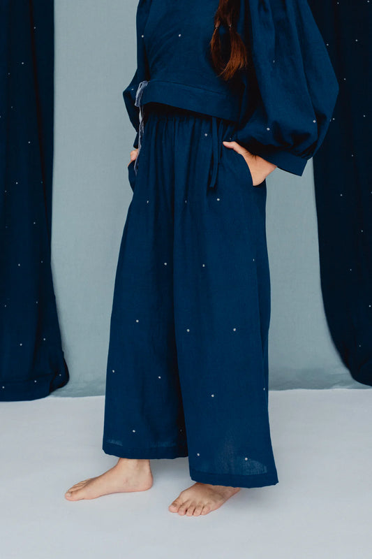Tapuh Clothing - Rebecca Trousers In Night Posy