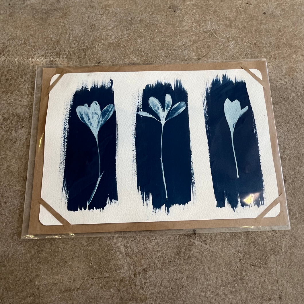 Danielle East Art - A4 Original Cyanotype Print