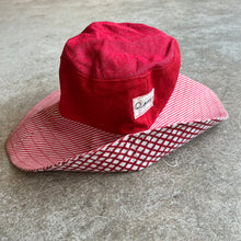 Load image into Gallery viewer, O Moon - Red Large Rim Bucket Hat
