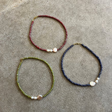 Load image into Gallery viewer, Third Drawer Up - Glass And Coin Pearl Beaded Necklaces
