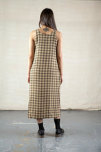 Load image into Gallery viewer, Rosana Exposito - Ribbon Tie A Line Dress In Check
